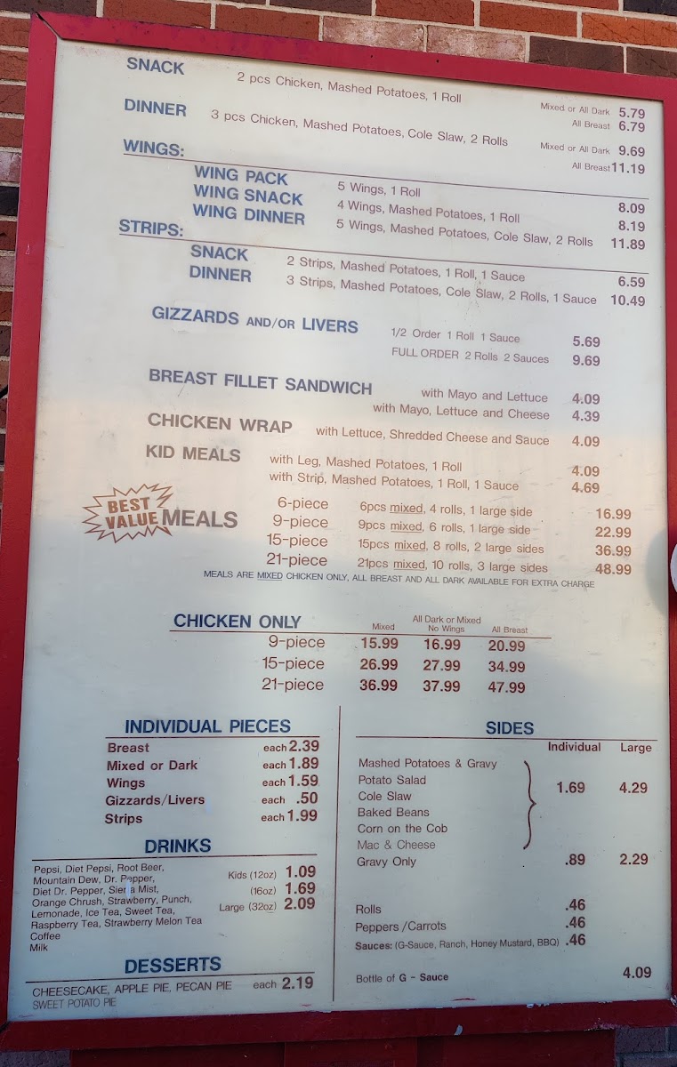 Go Chicken Go Menu - Image 3